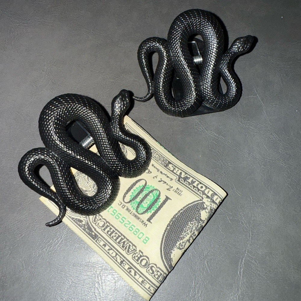 Black Snake Hair - Halloween Accessory